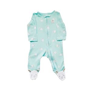 Snuggle Bunny Zip Up Rabbit Footie Sleeper